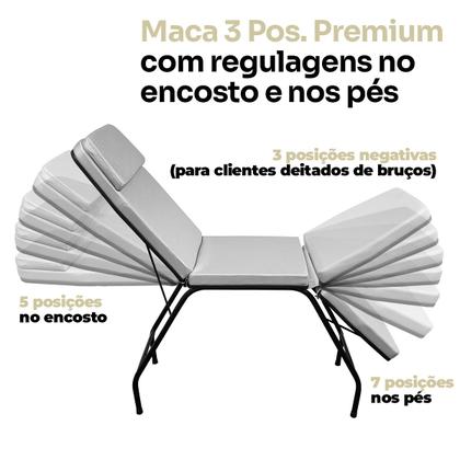 Imagem de Maca Estética Massagem 3 posições com Orifício para o Rosto For ty Store