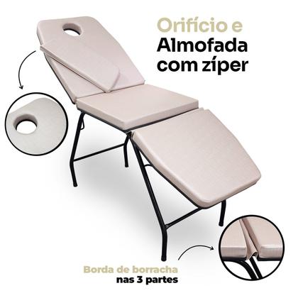 Imagem de Maca Estética Massagem 3 posições com Orifício para o Rosto For ty Store