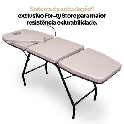 Imagem de Maca Estética Massagem 3 posições com Orifício para o Rosto For ty Store