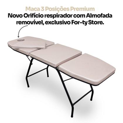 Imagem de Maca Estética Massagem 3 posições com Orifício para o Rosto For ty Store