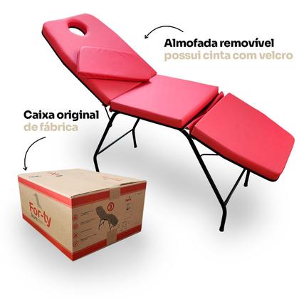 Imagem de Maca Estética Massagem 3 posições com Orifício para o Rosto For ty Store