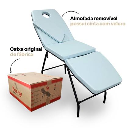 Imagem de Maca Estética Massagem 3 posições com Orifício para o Rosto For ty Store