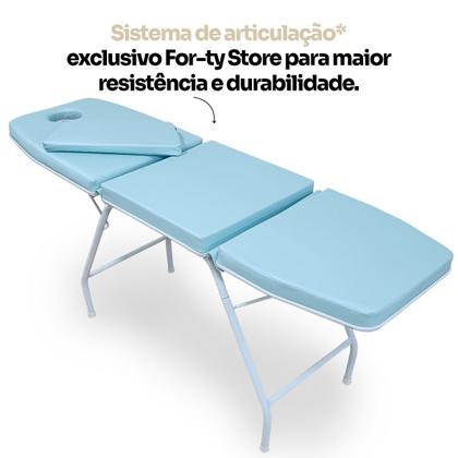 Imagem de Maca Estética Massagem 3 posições com Orifício para o Rosto For ty Store