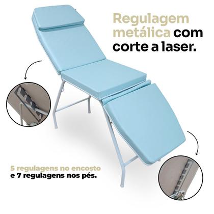 Imagem de Maca Estética Massagem 3 posições com Orifício para o Rosto For ty Store