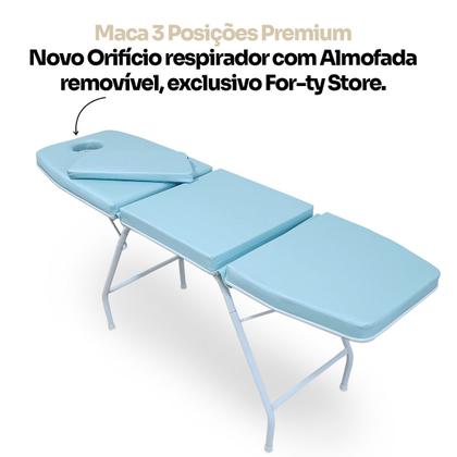 Imagem de Maca Estética Massagem 3 posições com Orifício para o Rosto For ty Store