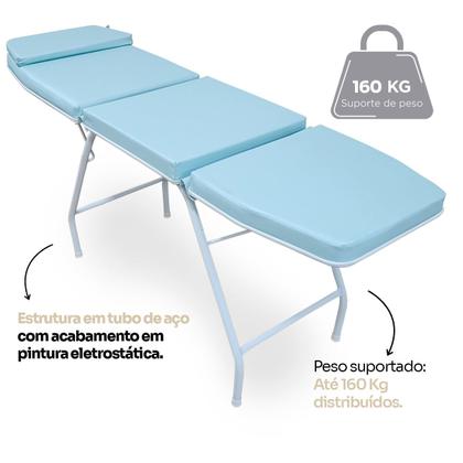 Imagem de Maca Estética Massagem 3 posições com Orifício para o Rosto For ty Store