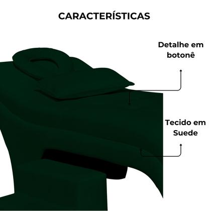 Imagem de Maca Estofada Estética Botonê 70 cm Sobrancelha Cilios