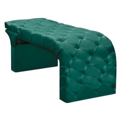Imagem de Maca Estofada Estética Cílios Regulável Spa Suede Valentina Verde