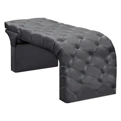 Imagem de Maca Estofada Estética Cílios Regulável Spa Veludo Maitê