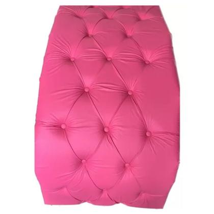 Imagem de Maca para Estética Luxo Rosa Pink Tecido Sintético com Capitone Estofados Boutique BK