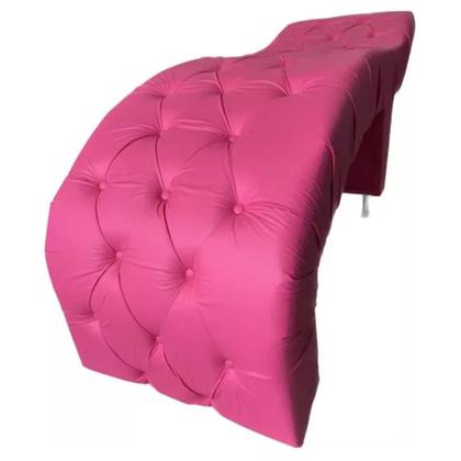 Imagem de Maca para Estética Luxo Rosa Pink Tecido Sintético com Capitone Estofados Boutique BK