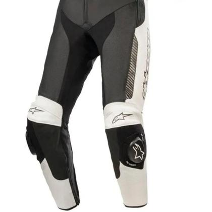 Imagem de Macacão Alpinestars GP Force Chaser 2PC Preto Branco