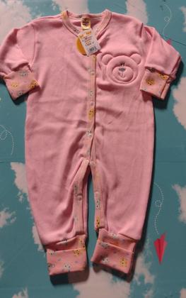 Imagem de Macacão bebê cotton liso Tam único fem e masc