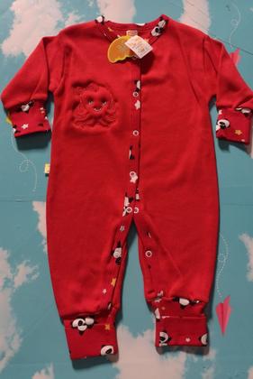 Imagem de Macacão bebê cotton liso Tam único fem e masc