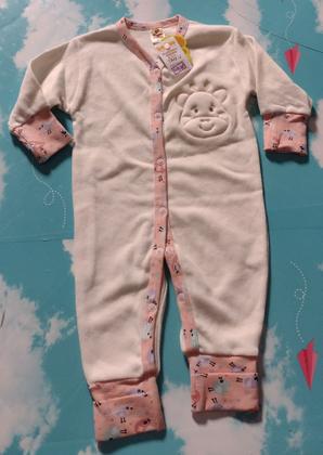 Imagem de Macacão bebê cotton liso Tam único fem e masc