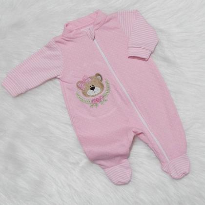 Imagem de Macacão Bebê e Infantil Menino Ursinha