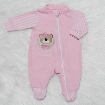 Imagem de Macacão Bebê e Infantil Menino Ursinha