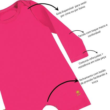 Imagem de Macacão Bebe Praia Piscina Com Proteção Uv 50+