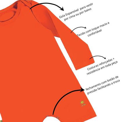 Imagem de Macacão Bebe Praia Piscina Com Proteção Uv 50+