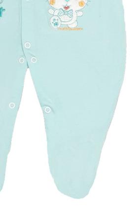 Imagem de Macacão bebê unissex manga longa em malha de algodão p ao g