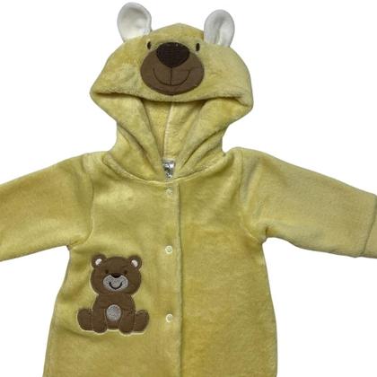 Imagem de Macacao bebe ursinho com touca