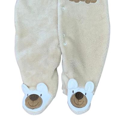 Imagem de Macacao bebe ursinho com touca