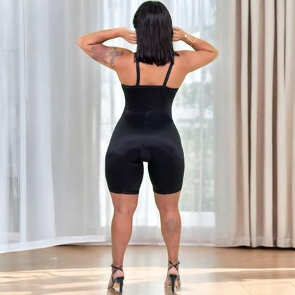 Imagem de Macacão Body Com Bojo Alta Compressão Modelador Com Perna