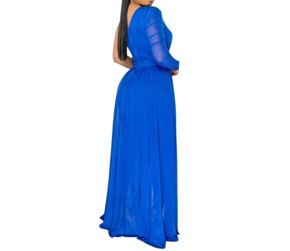Imagem de Macacão Branco Feminino Longo Alfaiataria Casamento Civil Noiva Macacao Social com Cinto Malha Azul Preto Festa Ano Novo