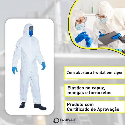 Imagem de Macacão Branco Pintura/Hospitalar