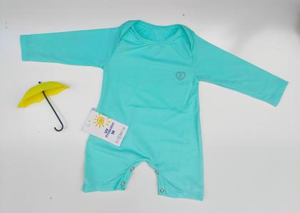 Imagem de Macacão de banho bebê com proteção solar moda praia