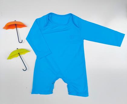 Imagem de Macacão de banho bebê com proteção solar moda praia