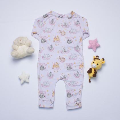 Imagem de Macacão de Cotton para Bebê com Zíper 100 Poliéster Antialérgico