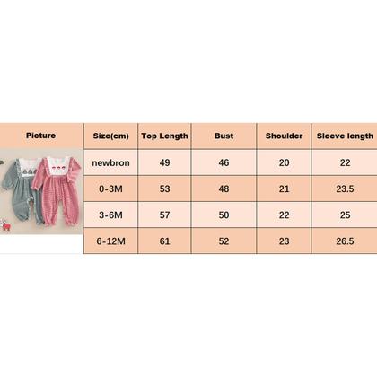 Imagem de Macacão de manga comprida Romper Doisbetthsay Baby Girl 0-18M