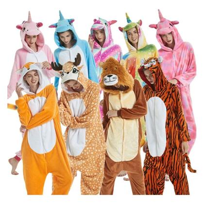 Imagem de Macacão de pijama Kigurumi Stitch azul, cosplay, flanela de pelúcia