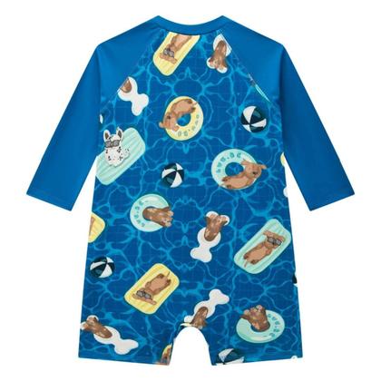 Imagem de Macacão em Malha UV Dry com Proteção UV 50+ LucBoo Bebê Menino