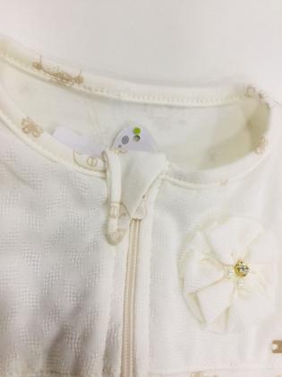 Imagem de Macacão Feminino Bebê com Zíper frontal  algodão Tamanho P 