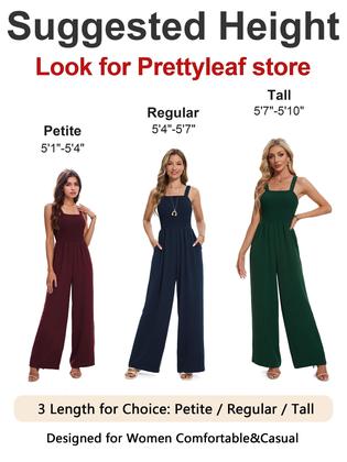 Imagem de Macacão feminino casual solto Prettyleaf verde GG