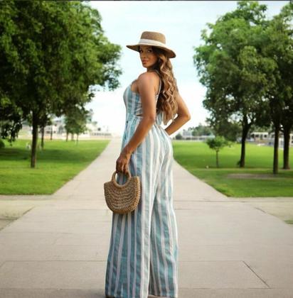 Imagem de Macacão feminino longo elegante