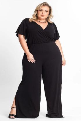 Imagem de Macacão Feminino Pantalona Secret Glam Plus Size