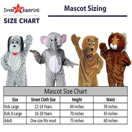 Imagem de Macacão gigante Costume Dress Up America Panda para crianças/adultos