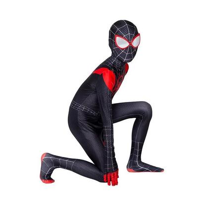 Imagem de Macacão Homem-Aranha no Aranhaverso - Cosplay Miles Morales para Crianças e Adultos