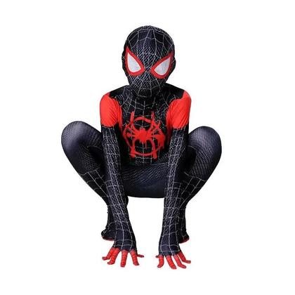 Imagem de Macacão Homem-Aranha no Aranhaverso - Cosplay Miles Morales para Crianças e Adultos