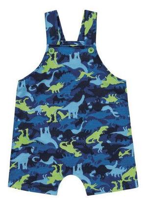 Imagem de Macacão Infantil Bebê Kids Menino Menina Dinossauro P Ao G