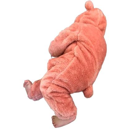 Imagem de Macacão Infantil Fantasia Fleece Plush inverno de 0 a 5 anos