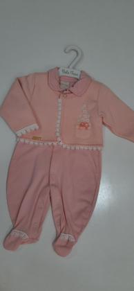 Imagem de Macacão infantil feminino malha 2 pc