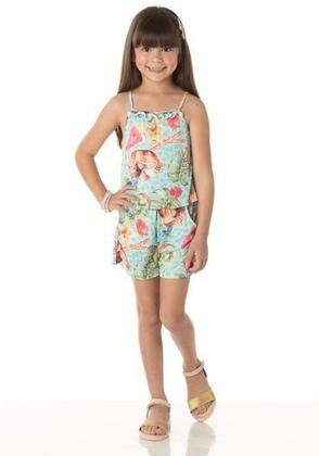 Imagem de Macacão Infantil Verão Frutas - Quebra Cabeça