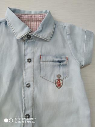 Imagem de macacao jeans masculino tamanho P