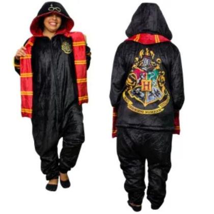Imagem de Macacão Kigurumi Adulto Unissex Harry Potter Tamanho G