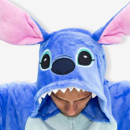 Imagem de Macacao Kigurumi Disney Stitch Tamanho M