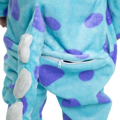 Imagem de Macacão Kigurumi Infantil Sullivan Tamanho 9-10 Anos